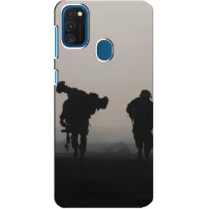Чохли на військову тематику для Samsung Galaxy A21s (Бій солдат)