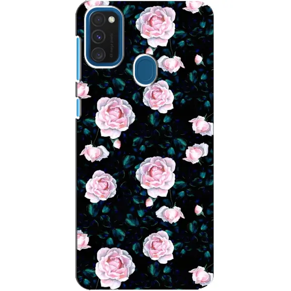 Чехол с рисунком «Чайные розы» для Samsung Galaxy A21s Чехол с рисунком «Чайные розы» для Samsung Galaxy A21s