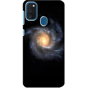 Чохли КОСМОС на Samsung Galaxy A21s (Чорна дира)