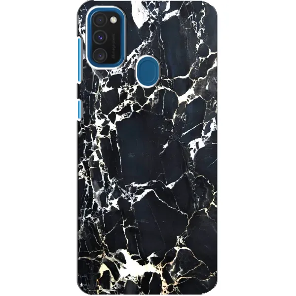Чехол с рисунком «Чёрный мрамор» для Samsung Galaxy A21s Чехол с рисунком «Чёрный мрамор» для Samsung Galaxy A21s