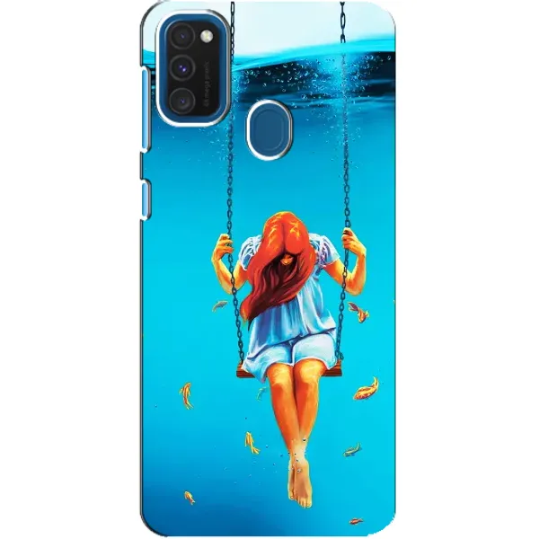 Чехол с рисунком «Девушка на качели» для Samsung Galaxy A21s