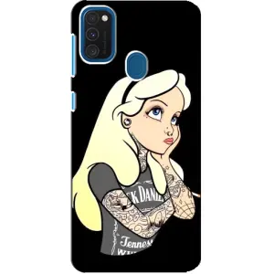 Чехол Стильные девушки на Samsung Galaxy A21s (Девушка обиделась)