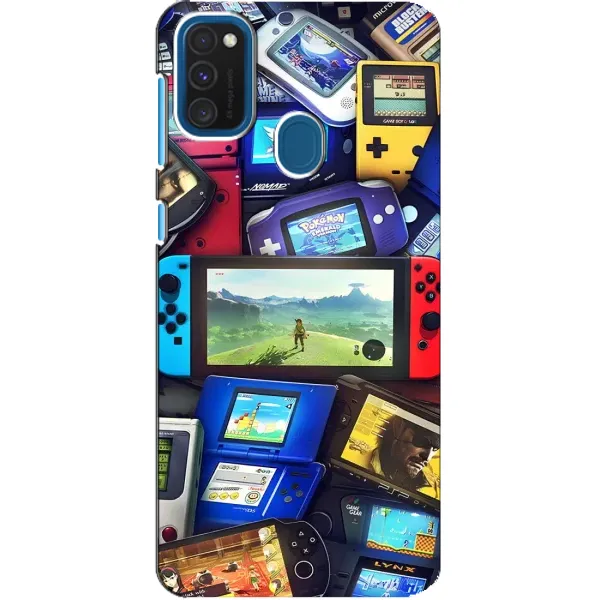 Чехол с рисунком «Джойстики» для Samsung Galaxy A21s Чехол с рисунком «Джойстики» для Samsung Galaxy A21s