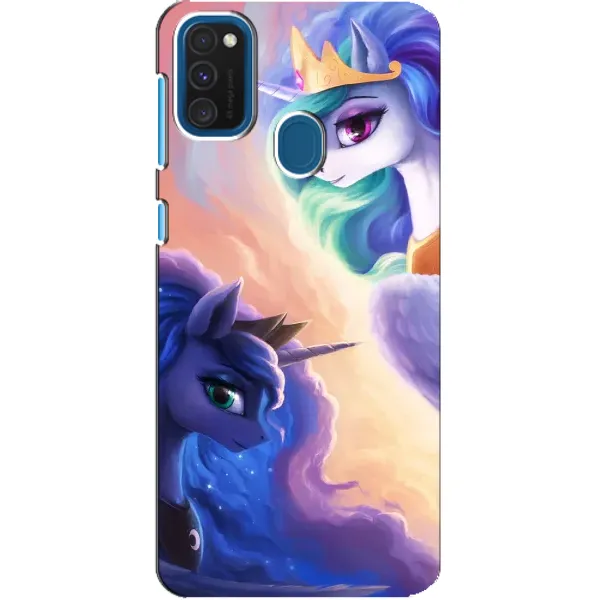 Чехол с рисунком «Единорожки на тучках» для Samsung Galaxy A21s Чехол с рисунком «Единорожки на тучках» для Samsung Galaxy A21s