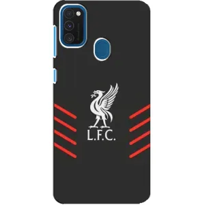 Силиконовые Чехлы принт Футбол на Samsung Galaxy A21s (Эмблема Liverpool)