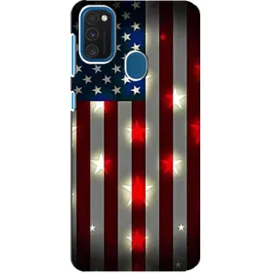 Чохол Прапор USA для Samsung Galaxy A21s (Прапор США 2)
