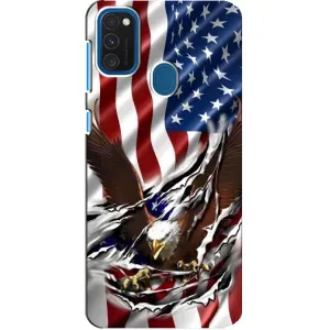 Чохол Прапор USA для Samsung Galaxy A21s (Прапор USA)