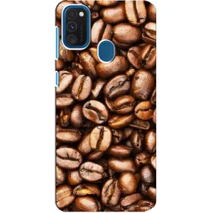 Чохол з зображенням смачної їжі для Samsung Galaxy A21s (Кава)