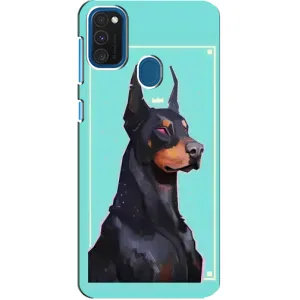 Чехол ДОБЕРМАН для Samsung Galaxy A21s (Король доберман)
