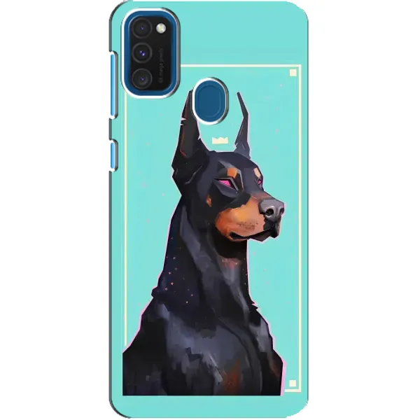 Чехол с рисунком «Король доберман» для Samsung Galaxy A21s Чехол с рисунком «Король доберман» для Samsung Galaxy A21s