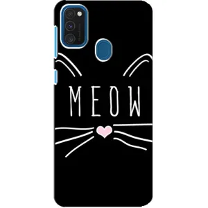 Бампер с изображением Котиков для Самсунг Галакси А21с (КОТИК MEOW)