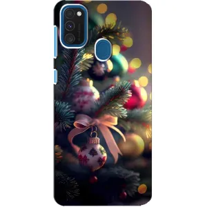 Чехлы на Новый Год Samsung Galaxy A21s (Красивая елочка)