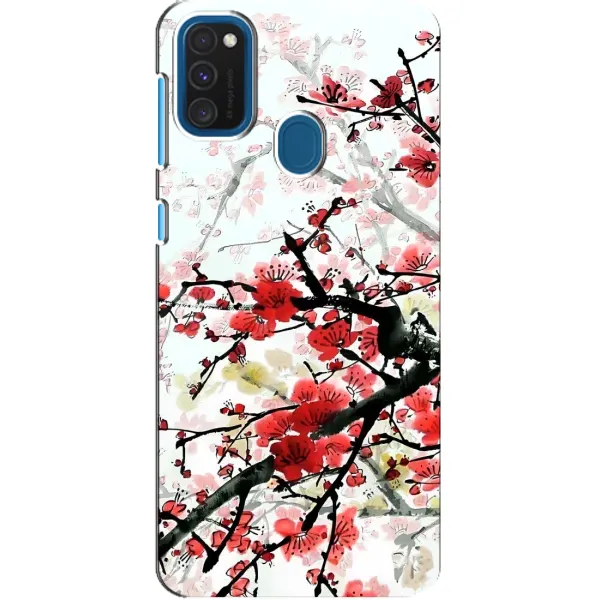 Чехол с рисунком «Красивая Сакура» для Samsung Galaxy A21s Чехол с рисунком «Красивая Сакура» для Samsung Galaxy A21s