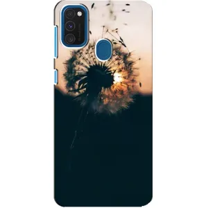 Силіконовий Чохол з кульбабками на Samsung Galaxy A21s (Гарна кульбабка)