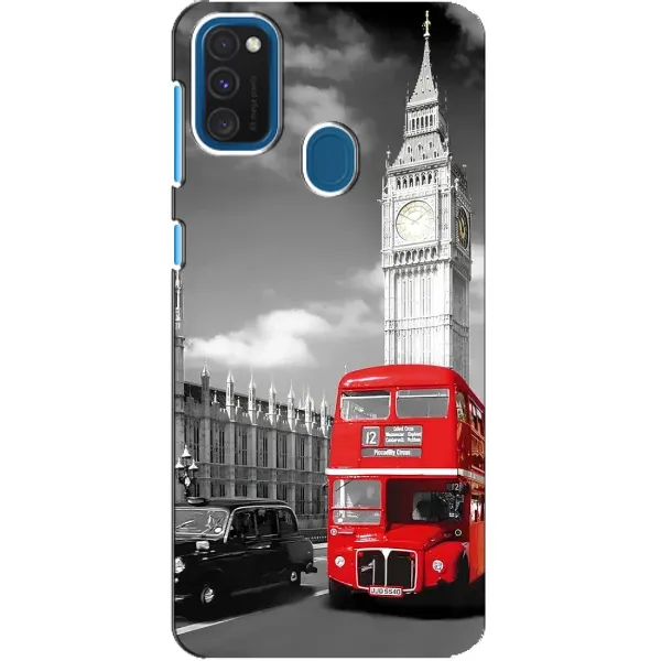 Чехол с рисунком «Красный автобус» для Samsung Galaxy A21s Чехол с рисунком «Красный автобус» для Samsung Galaxy A21s