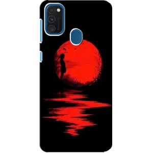 Літній Чохол на Samsung Galaxy A21s (Червоний Захід сонця)