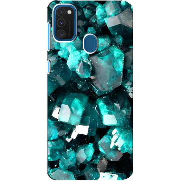Чехол с рисунком «Кристалы» для Samsung Galaxy A21s Чехол с рисунком «Кристалы» для Samsung Galaxy A21s