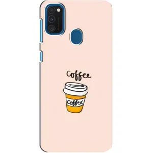 Чохол з зображенням смачної їжі для Samsung Galaxy A21s (Кружка Кави)