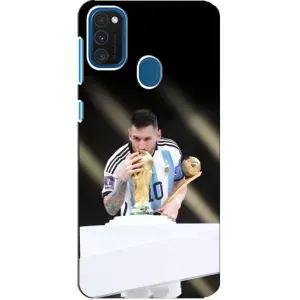 Чехлы Лео Месси Аргентина для Samsung Galaxy A21s (Кубок Мира)