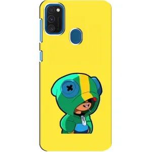 Чохол Бравл Старс для Samsung Galaxy A21s (Леон (LEON))
