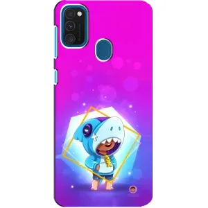 Чохол Бравл Старс для Samsung Galaxy A21s (Леон у костюмі Акули)
