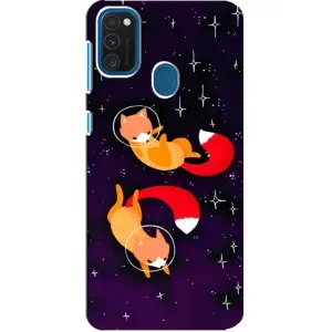 Чехол с Лисичкой для Samsung Galaxy A21s (Лисы)
