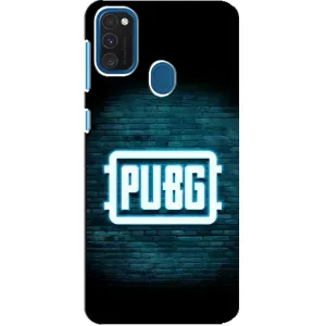 Чехол (TPU) с картинкой "Лого Пабг" на Самсунг Галакси А21с (Лого PUBG)