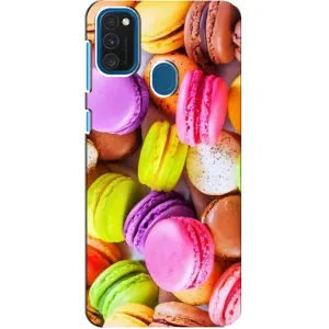 Чохол з зображенням смачної їжі для Samsung Galaxy A21s (Макаруни)