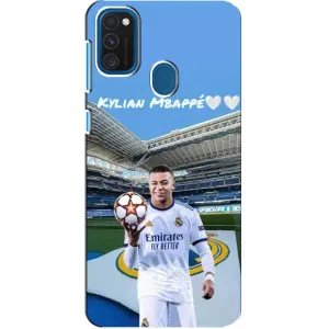 Чохол (TPU) з Футболістом на Samsung Galaxy A21s (Mbappe Real)