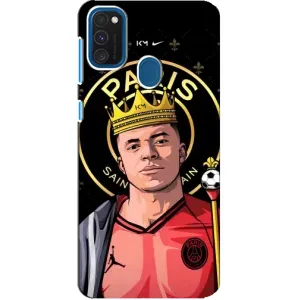Чохол (TPU) з Футболістом на Samsung Galaxy A21s (Mbappe King)