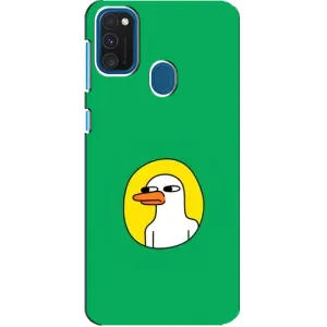 Бампер с принтом Мемы для Samsung Galaxy A21s (Мем Утка)
