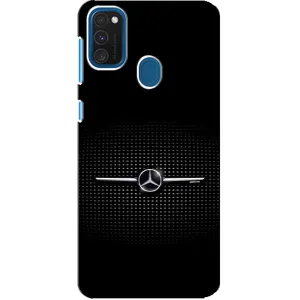 Силиконовый бампер с картинкой машины на Samsung Galaxy A21s (Mercedes)