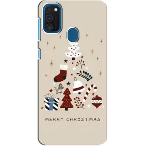 Чехол Санта Клаус для Samsung Galaxy A21s (Merry Christmas)