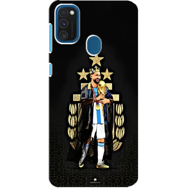 Чехол с рисунком «Месси король» для Samsung Galaxy A21s Чехол с рисунком «Месси король» для Samsung Galaxy A21s