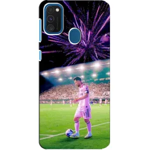 Чехлы Лео Месси в Майами на Samsung Galaxy A21s (Месси в Майами)