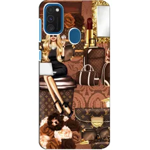 Чехол Стиль Louis Vuitton на Samsung Galaxy A21s (Мода Луи Виттон)
