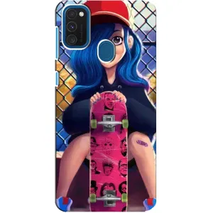 Чехол с картинкой Модные Девчонки Samsung Galaxy A21s (Модная девушка)