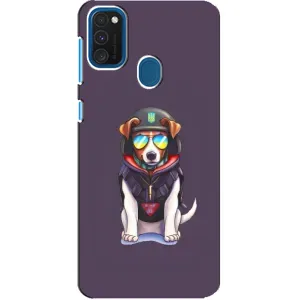 Чехол с принтом Собаки Патрон для Samsung Galaxy A21s (Модный Патрон)