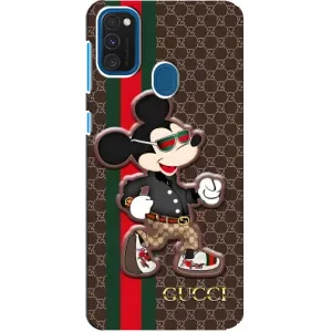 Чехлы Бренд GUCCI для Samsung Galaxy A21s (Маус Гуччи)