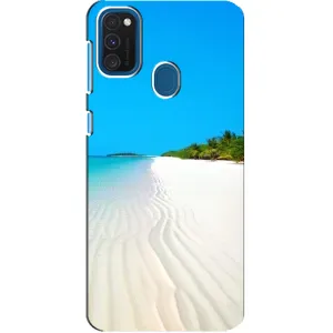 Літній Чохол на Samsung Galaxy A21s (Море пісок)