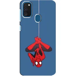Чохол Супергерой Людина Павук на Samsung Galaxy A21s (На павутині)