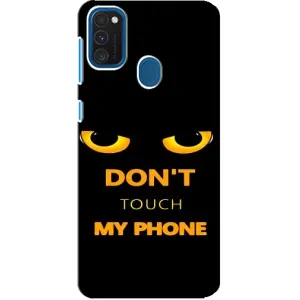 Чехол с Прикольным принтом на Samsung Galaxy A21s (Не трогай мой телефон)