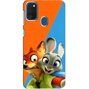 Чехлы ЗВЕРОПОЛИС для Samsung Galaxy A21s (Ник и Хопс)