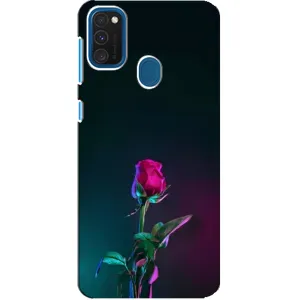 Чохли з принтом Троянд для Samsung Galaxy A21s (Нічна троянда)