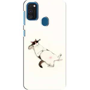 Чехол на тематику: Коты для Samsung Galaxy A21s (Отдых)