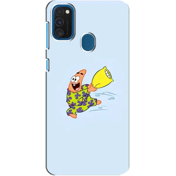 Чехол с рисунком «Патрик с подушкой» для Samsung Galaxy A21s Чехол с рисунком «Патрик с подушкой» для Samsung Galaxy A21s