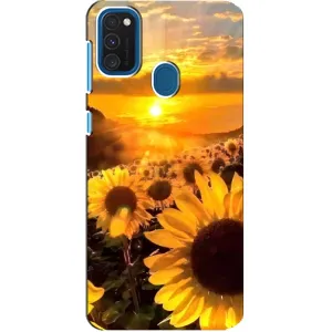 Чохол з Квітами для Samsung Galaxy A21s (поле соняшників)