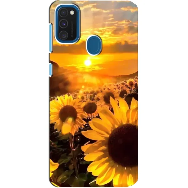 Чехол с рисунком «поле подсолнухов» для Samsung Galaxy A21s