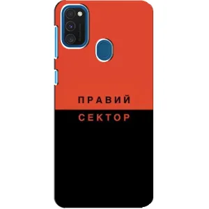 Чохли УПА (Червоно-Чорний) на Samsung Galaxy A21s (Правий Сектор)