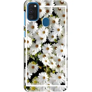 Чохол з ромашками на Samsung Galaxy A21s (Рамка в ромашках)